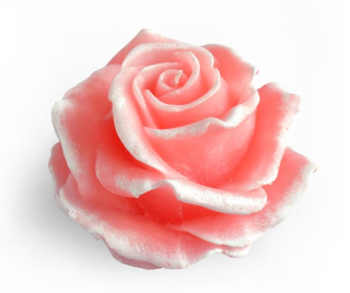 Sviečka Elizabeth Ruža ružová 12x8cm 280g