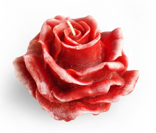 Sviečka Elizabeth Ruža červená 12x8cm 280g