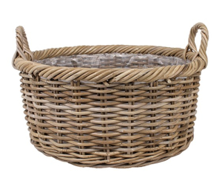 Obal prútie Ratan MP66 M 46x46x22/30cm ratan hnedý