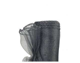 ORGANZA 12cm/8m Srebrno Multi - Tmavo strieborná